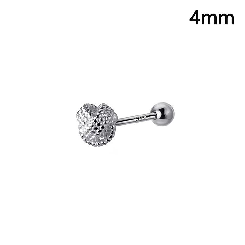 Mote Omsluttende Knute Ørestikker For Kvinner Utsøkte Pin Skruekule Søte Ørebrusk Studs Trend Enkelt Design Smykker Gave