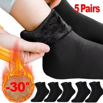 Winter Verdicken Warme Fleece Kurze Socken Frauen Thermische Kaschmir Wolle Socken Schnee Samt Stiefel Hause Boden Calcetines Mujer Hause Boden Tragen Thermische Socken