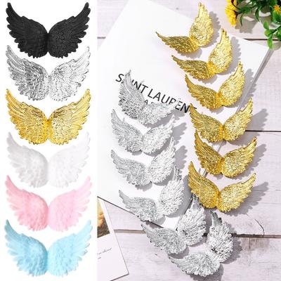 Birthday DIY Craft Christmas Tree Ornaments Xmas Party Decoration Plastic Angel Wings Cake Decor