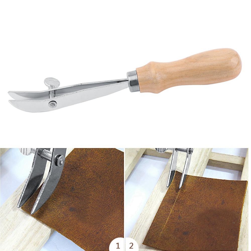 Adjustable Leather Creasing Tool Outside Edge Leather Crimping Tool  DIY Leather Craft