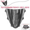 Motorcycle Windshield for Suzuki GSXR 600 750 R K11 GSXR600 600R 750R 2011-2019 Carbon Fiber Pattern Motorcycle Windshield WindScreen