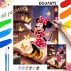 Minnie Mouse Butterfly Book Digital Oil Painting Hand Painting Kit Diy Home Decoration