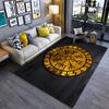 Mystical Symbolic Circular Design Carpet Yoga Living Room Room Decor Children's Crawling Mat Doormat Area Rug Games Mat