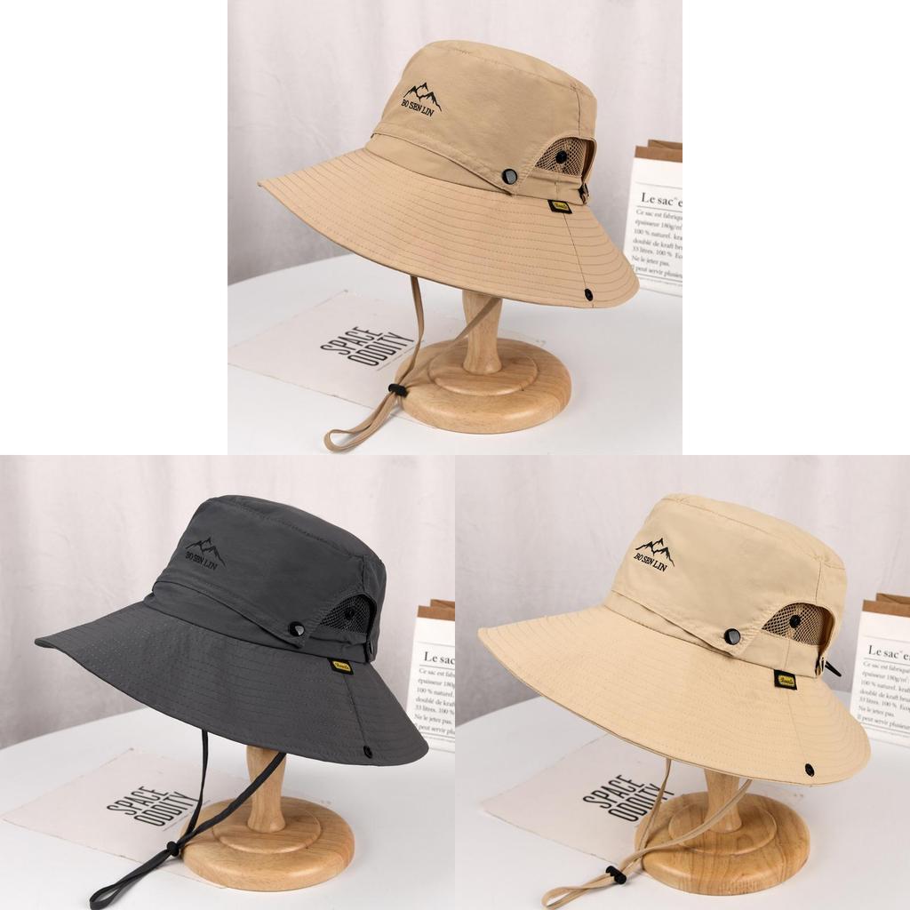 Uv Protection Cap For Travel With Waterproof Quickdry Fabric And Large Brim Suitable For All Seasons