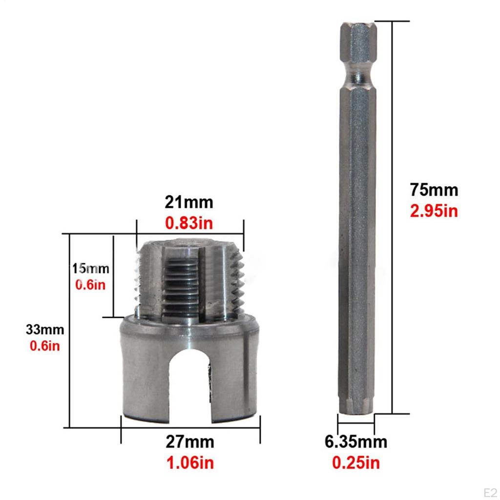 Pipe Thread Cutting Device for Internal And External Home Repairs