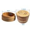 Portable Wooden Pet Hair Keepsake Box Custom Design Paw Print Pet Hair Memorial Box Small Size Pet Ashes Container Hair Storage