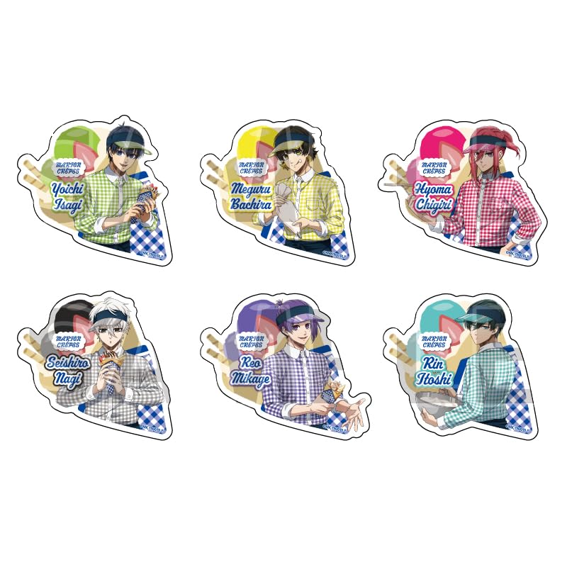 

TV Anime Blue Lock 01 Crepe Shop ver. [Original Illustration] Die-Cut Acrylic Badge Box of 6