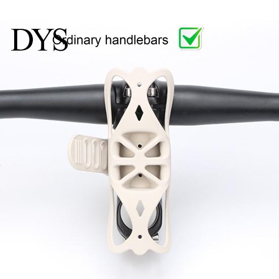 Bike Phone Mount Bicycle Silicone Holder Handlebar Adjustable Anti-slip Shockproof Universal Non-slip Cycling Mountain Road Mobile Cell Band