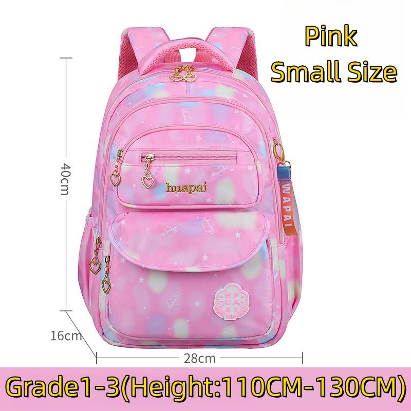 Breathable Waterproof Double Shoulder Backpack for 6-12 Years Old Primary Students