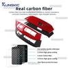 Real Soft Carbon Fiber For Honda Jazz Fit 2021 2022 2023 2024 2025 RHD Car Front Door window Lift Frame Interior Accessories.