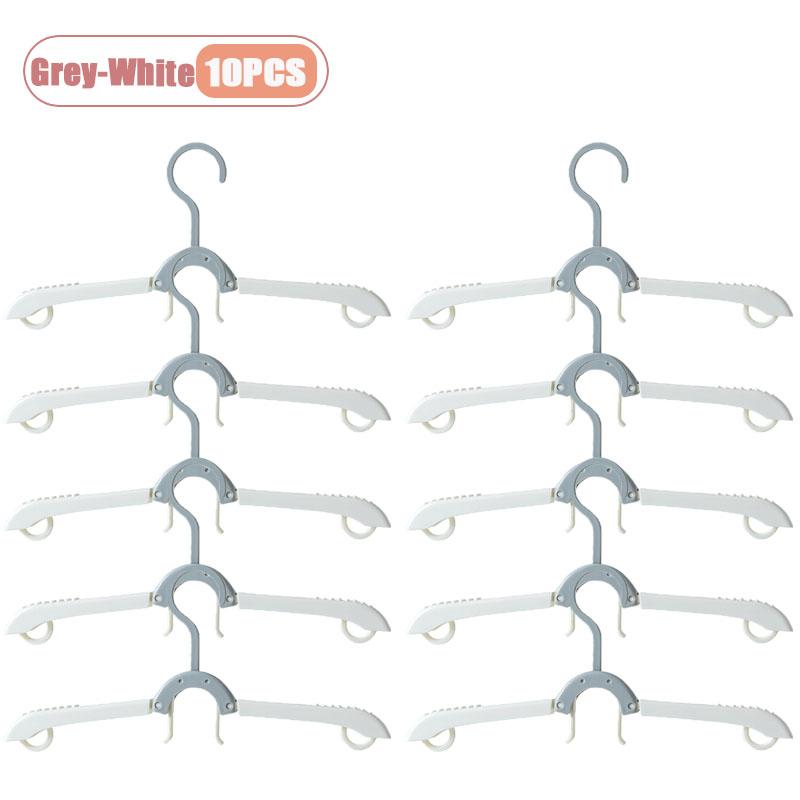 Multi Function Travel Hanger Folding Clothes Rack Portable Laundry Drying Rack for Business Trips and Home Use