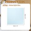 Uxcell 30x30cm Large Microfiber Guitar Polish Cleaning Soft and Thick Cymbal Light for and Other Instruments 4-Pack Cloths, Cleaner, Blue, Violin,