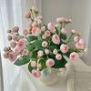 12 Head Artificial Peony Flower Bouquet Realistic Faux Silk Peony Floral Arrangement for Home Wedding Table Decoration