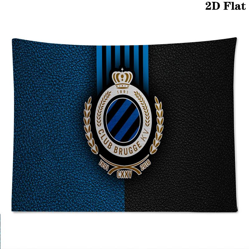 Club Brugge KV Wall tapestry, aesthetic printed fabric blanket, suitable for bedroom, living room, and home decor.