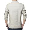 Mens Casual Blazer Men Autumn Solid Color Stand Collar Zipper Pockets Thin Slim Blazer Coat Slim Suit Jacket Gentlemen
