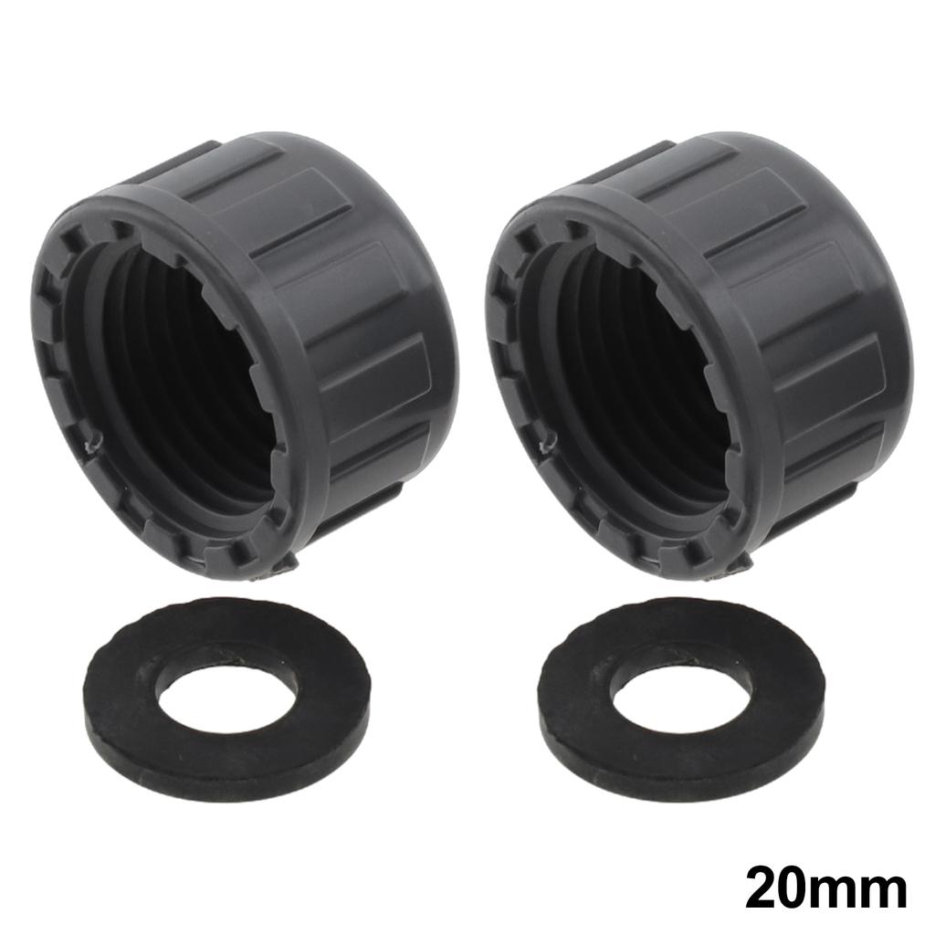 Female Thread Hose Connector PVC Threaded Cap Pipe Rubber Seals