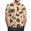 Men's Crew-neck Casual Printed Short-sleeved T-shirt Top