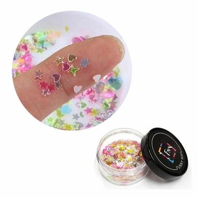 Nail Art Large Capacity Mermaid Spangle Mix Glitter (WA0B13D)