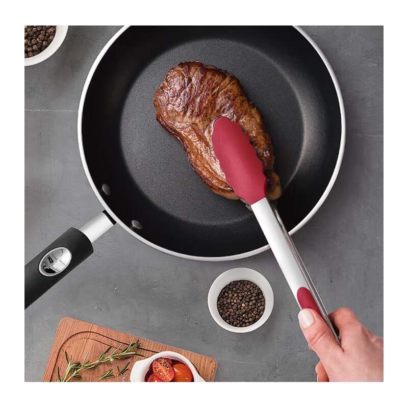 Tramontina Stainless Steel Silicone BBQ Tongs