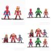High-quality Plastic Avengers Toys Hulk Iron Man Spider-man Green Giant Figures