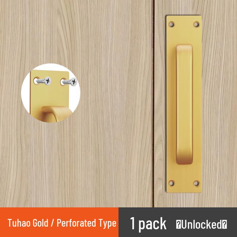 Self-Adhesive Door Pull Handle for Bathroom, Bedroom, or Sliding Doors