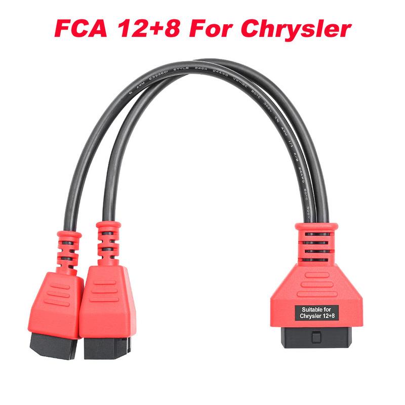 FCA Programming Cable 12+8 for Chrysler Security Gateway Module OBD2 Scanner Universal Adapter Cable Used With Autel Launch