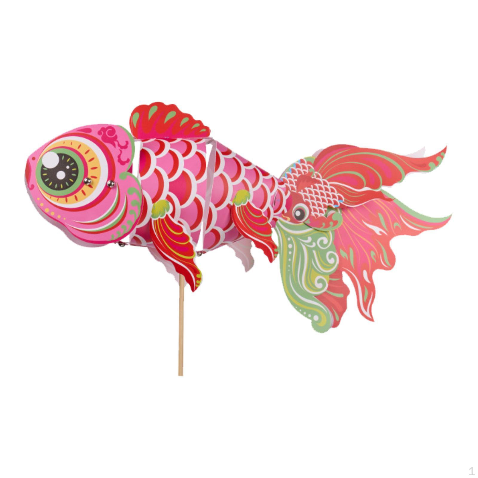 

Материал для изготовления фонаря Праздничное украшение Декор Орнамент Китайский стиль Лампа Бумага Кои Pink