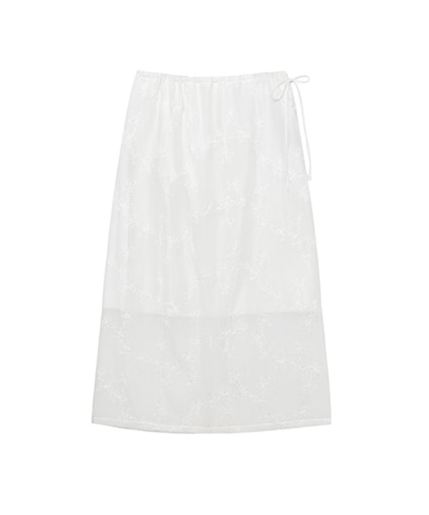 Eilubeu Pure See-Through Skirt Aashsk101A