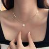 Elegant Gold Beaded Necklace for Women - 2024 Clavicle Chain, Luxury Neck Accessory