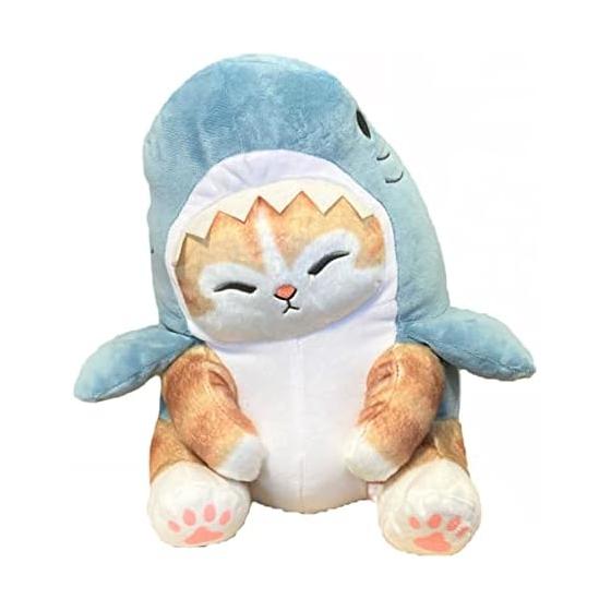 mofusand Sea Creatures BIG Nyan Мягкая игрушка 2 Shark Nyan Mofusand 30 см Размер