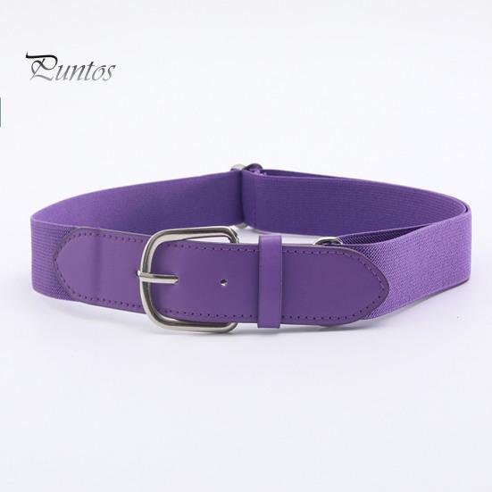 Baseball-Gürtel mit verstellbaren Löchern, elastisches Design, für Jugendliche und Erwachsene, bequemer Stretch-Gurt, Kunstledergürtel, Sport-Accessoire