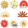 Thank You For Your Inspiration, Embroidery Cloth Sticker, Clothes Decoration, Positive Energy Towel Embroidery, Sun Pattern Patch Sticker, Ironing.