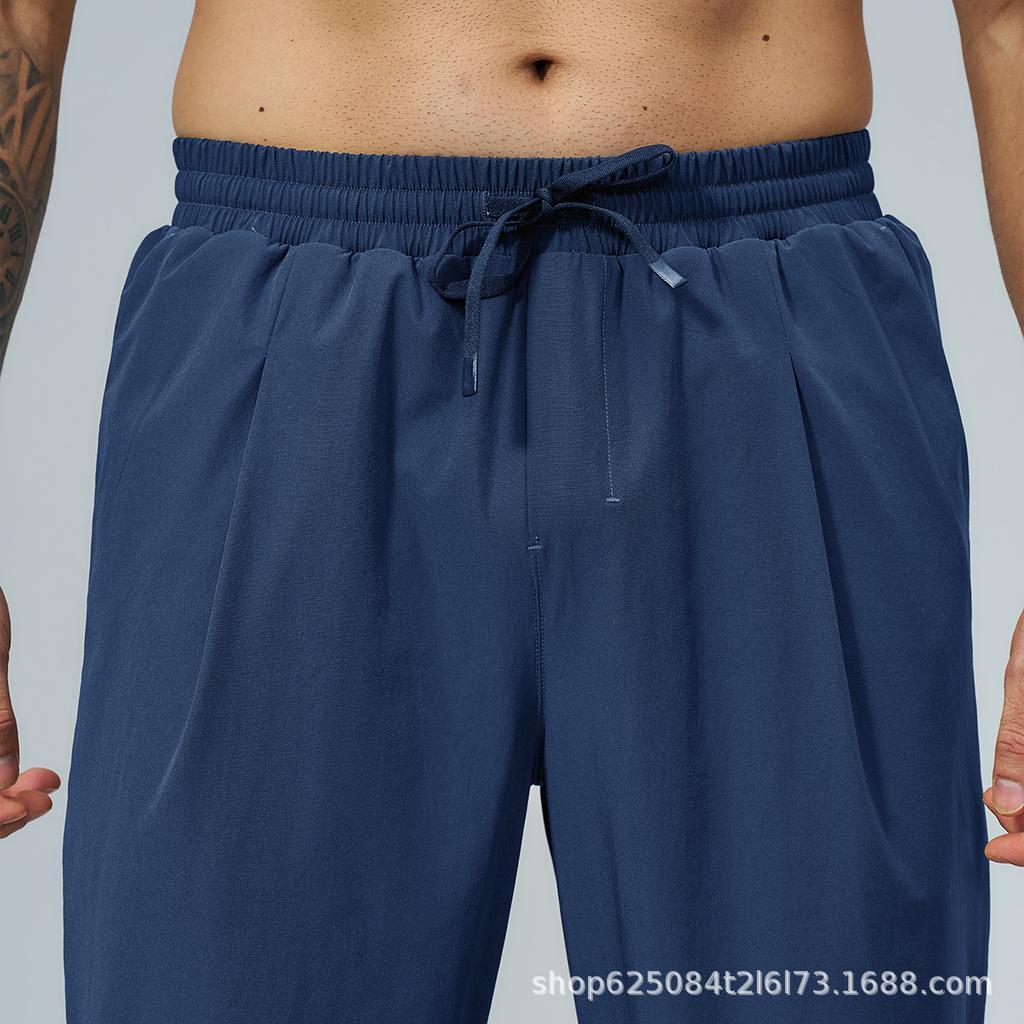 Men's environmentally friendly regeneration, skin-friendly, quick-drying, anti-splashing, outdoor sports and leisure running versatile trousers