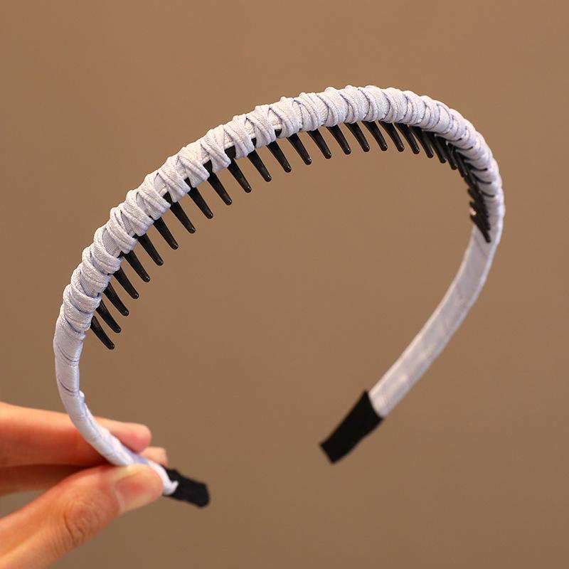 Korean Kids' Anti-slip Hair Tamer Headband with Teeth - Cute Flyaway Hair Accessory