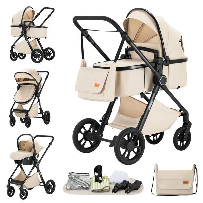 3-in-1 Baby Stroller with Newborn Car
