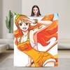 One Nami P-Pieces Blanket  Soft Warm Novelty Plush Throw Blanket For Outdoor Decorative Flannel Bedspread Bed Cover