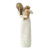 Tree Angels Willow Figurine Embrace Pet Ornament Sculptures Statue Gift Resin