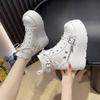 Fashion New Gothic Punk Style Platform Cosplay Women Mid-calf Boots 2025 Autumn Winter Wedges Comfy Women Short Motorcycle Boots Shoes