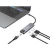 Equip adattatore multifunzione 5 in 1 USB-C 2.5GbE 100W PD grigio