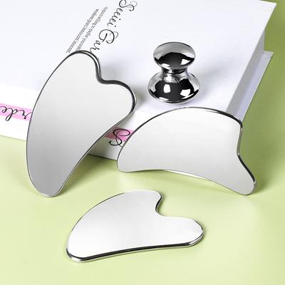 304 Stainless Steel Scraping Plate Facial Massage Gua Sha Body Points Dredge Meridians Facial Skin Care Tools