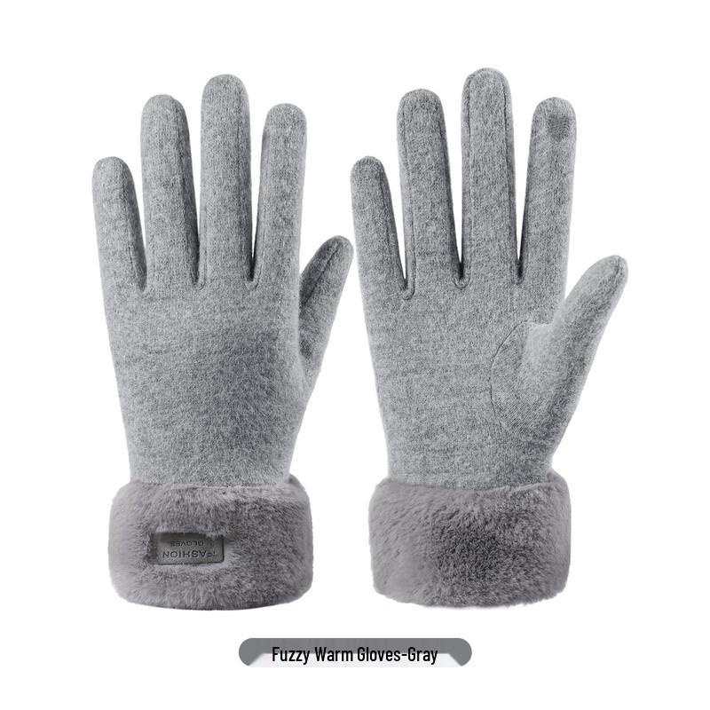 Women's Fleece-lined Touchscreen Winter Gloves