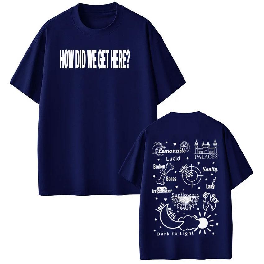 Singer Louis Tomlinson How Did I Get Here Tour 2026 Print Unisex Comfortable and loose Unisexs and Womens Tshirts