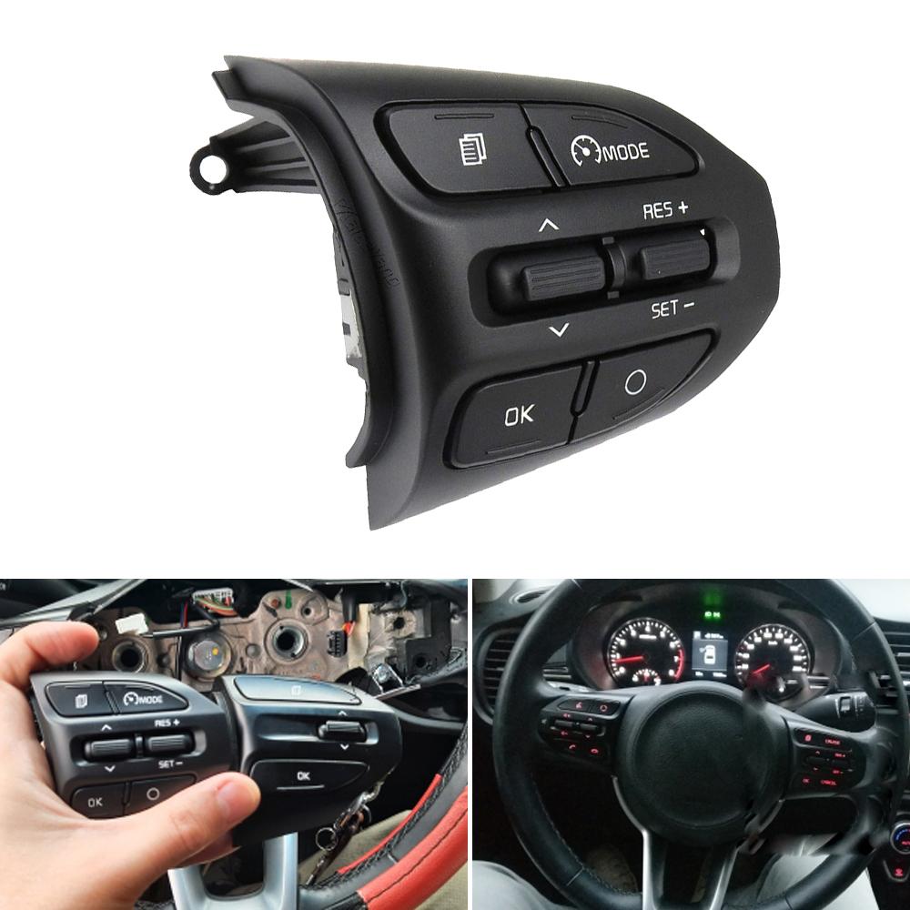For Rio X-line Kia Morning Car Accessories Steering Wheel Button Morning Bluetooth Phone Cruise Control Volume 96720-G6010-A