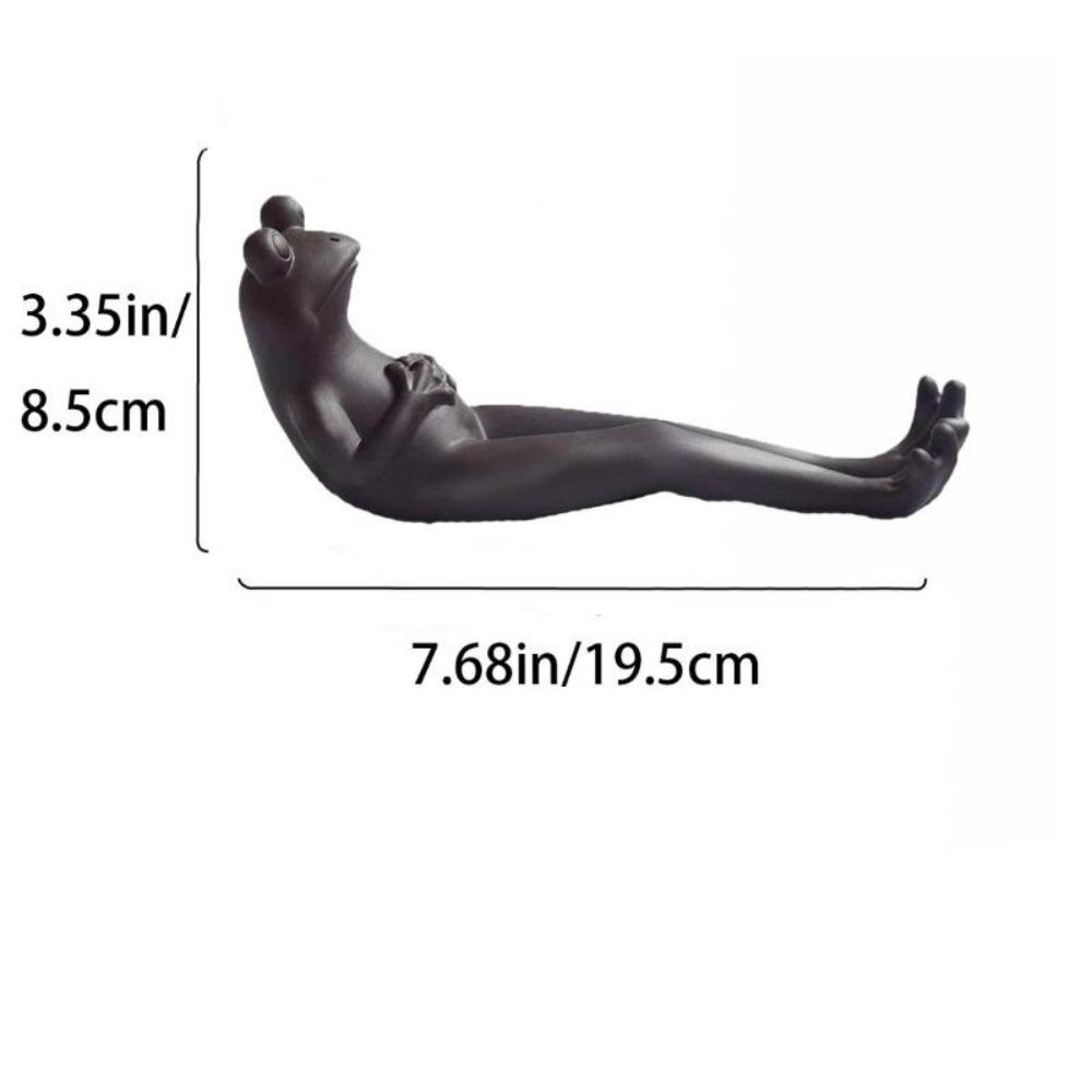Frog Backflow Incense Burner for Incense Stick Creative Censer Home Decor Tabletop Ornament Living Room Incense Holder 1PC