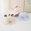 Spring Autumn Baby Sun Hat Adjustable UV Protection Bucket Cap Cartoon Fisherman Hat For Newborn Boys Girls Outdoor