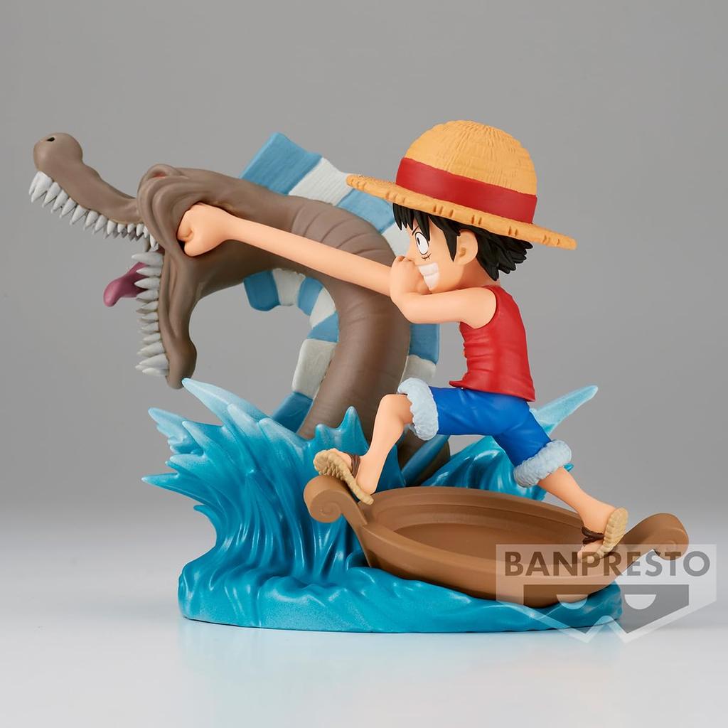 Banpresto One Piece World Collectible Figure Log Stories Monkey Luffy Lord of the Near Seas D. Vs.