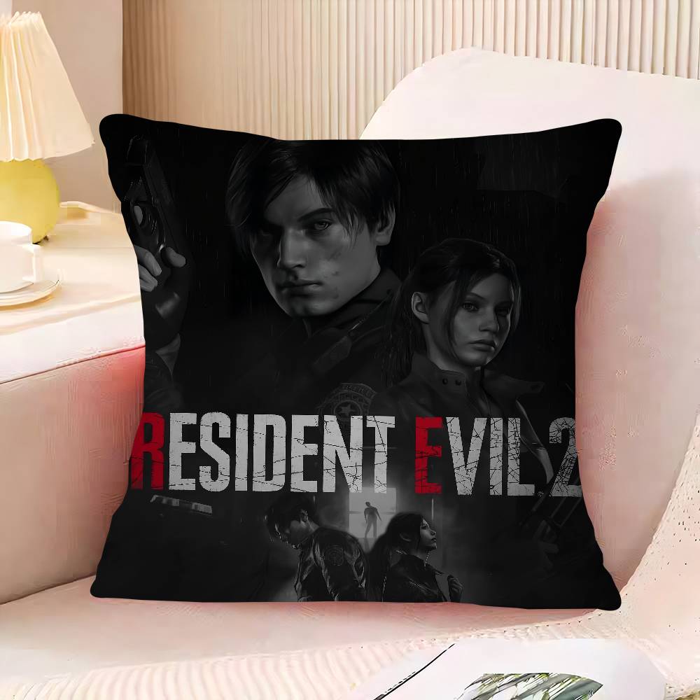 R-Resident E-Evil Maple Design Cushion Cover Happy Autumn Harvest Decor Holiday Decorati Pillow Cover