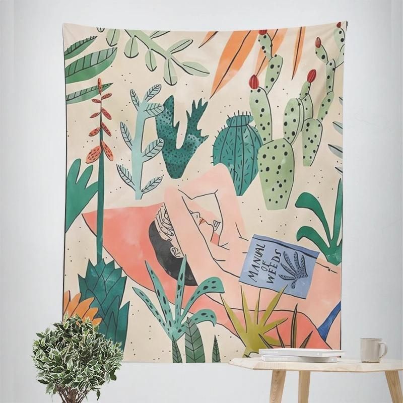Tropical Rainforest Animal Decorative Tapestry Home Wall Decor Office Living Room Tapestry