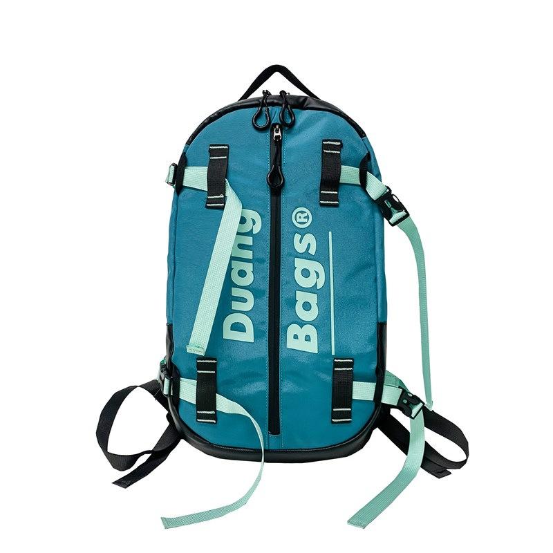 Schoolbag trendy brand backpack men ins tooling trendy cool skateboard bag outdoor hiking camping large capacity travel backpack