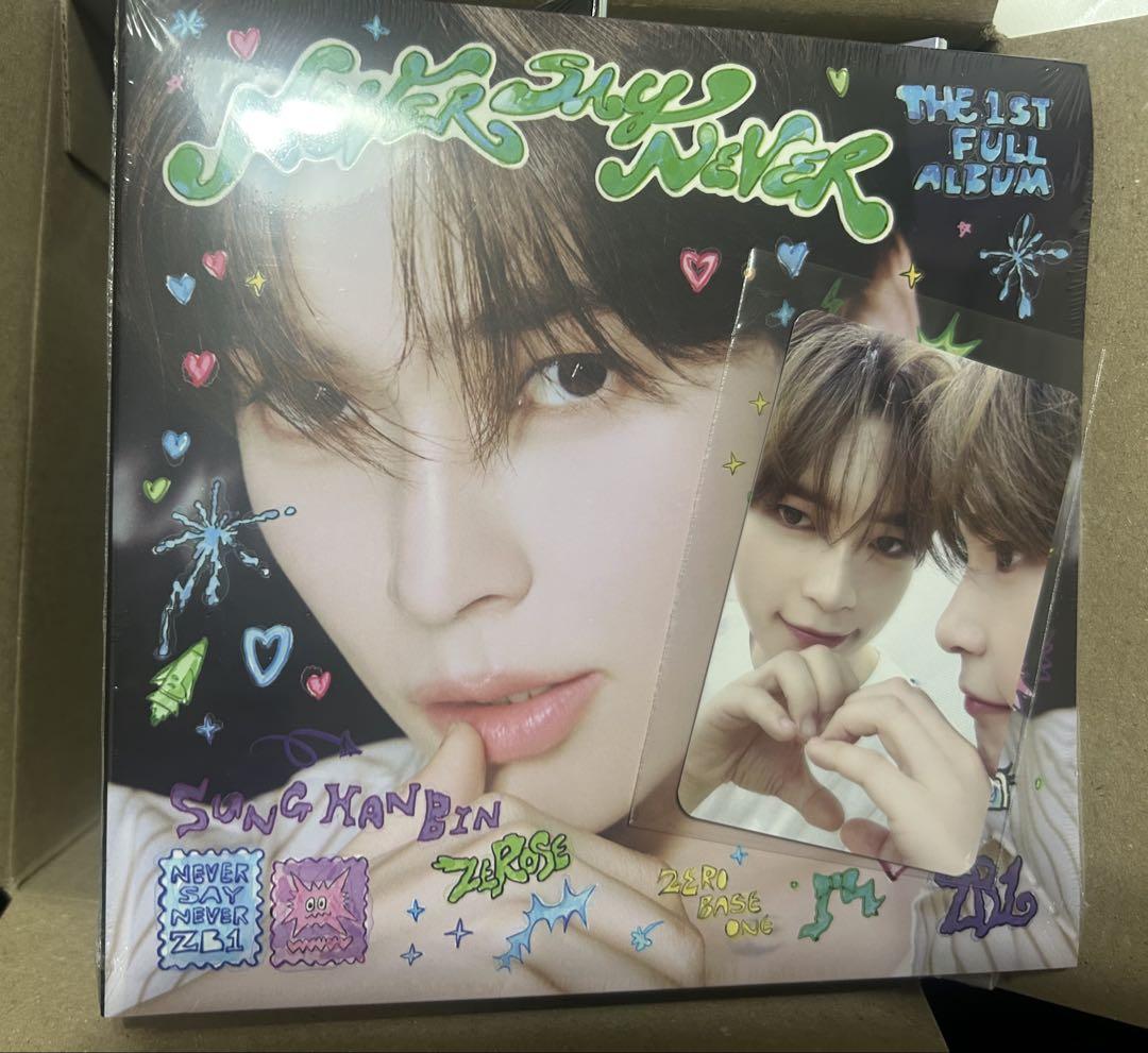 

[USED] zb1 makestar Mirror Heart Trading Card Hanbin Bonus Song Hanbin